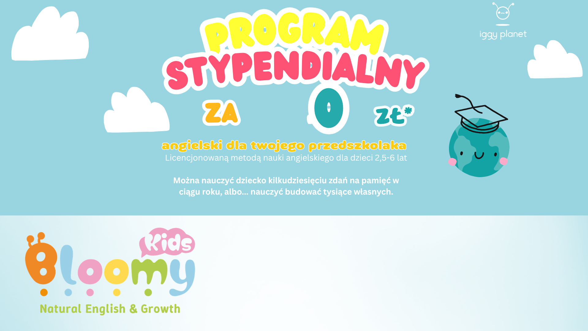 Bloomy Kids Scholarship Program!