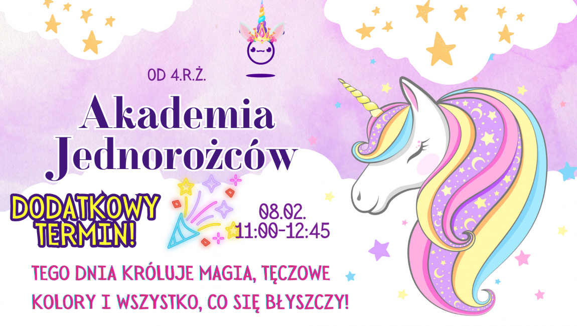 AKADEMIA JEDNOROŻCÓW BANER
