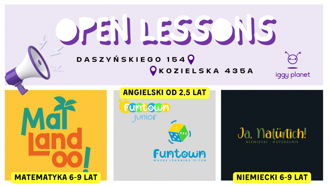 OPEN LESSONS 25 BANER
